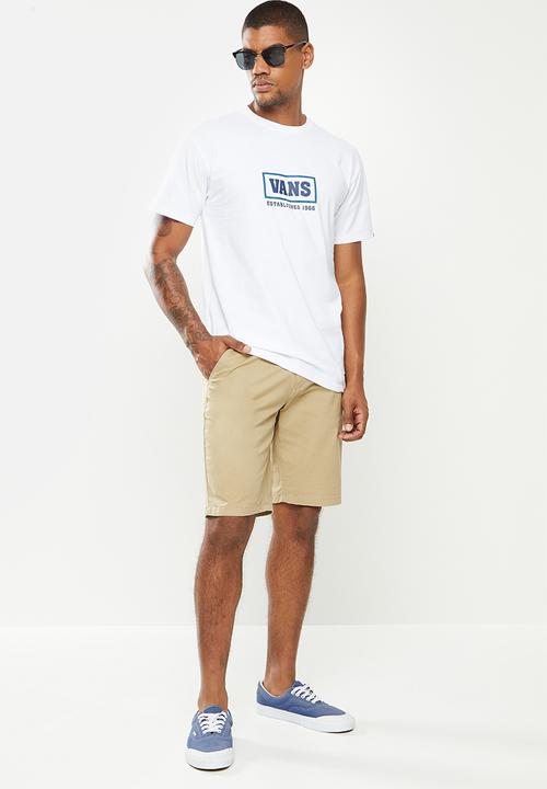 Vans - Take a stand box short sleeve tee - white