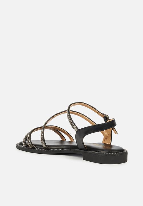 Miss Black - Murano12 sandal - black