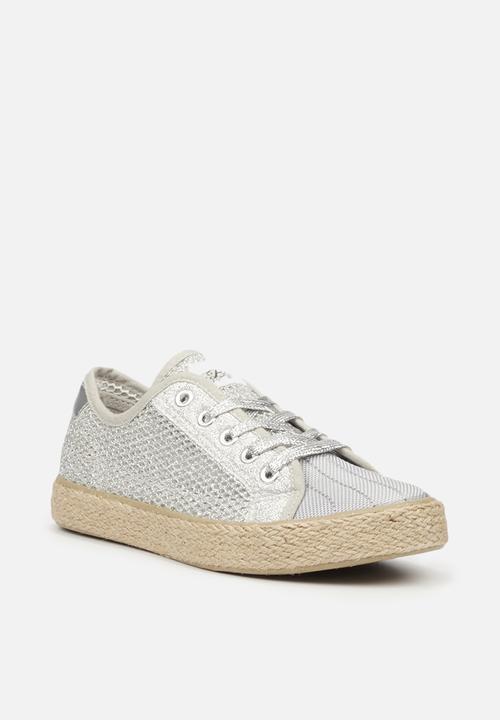 Miss Black - Republica3 sneaker - silver