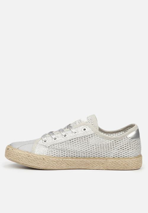 Miss Black - Republica3 sneaker - silver