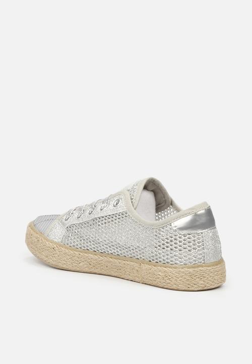 Miss Black - Republica3 sneaker - silver