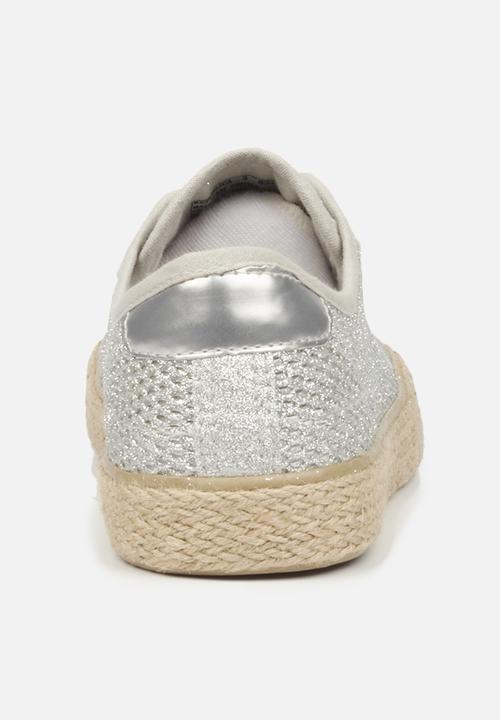 Miss Black - Republica3 sneaker - silver