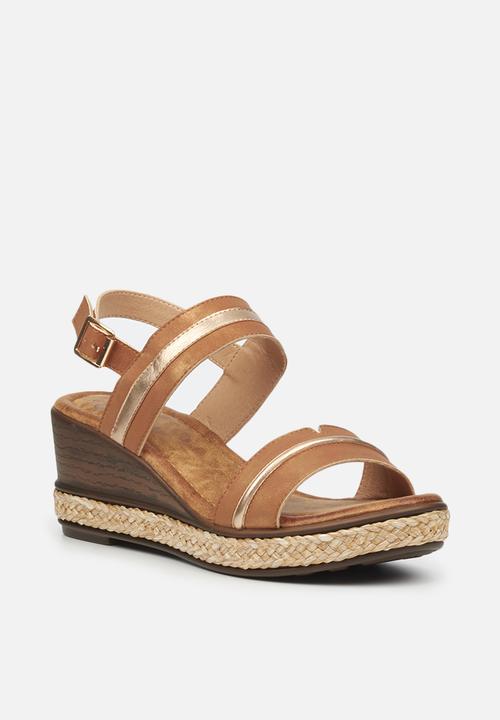Butterfly Feet - Samana 1 wedge - tan