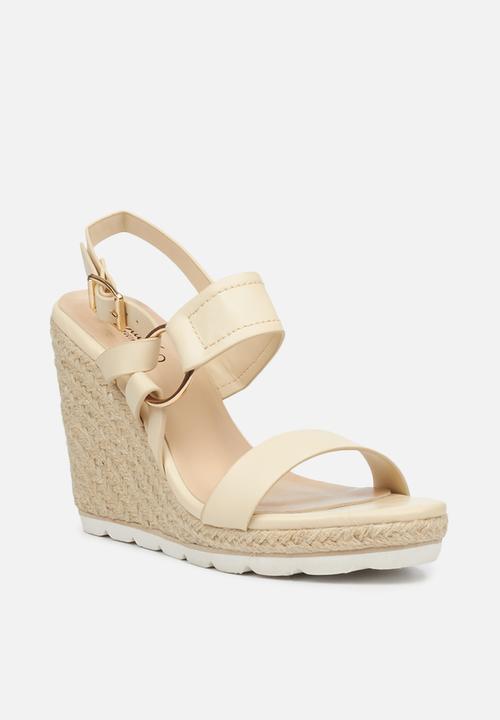 Miss Black - Shae1 espadrille wedge - neutral 