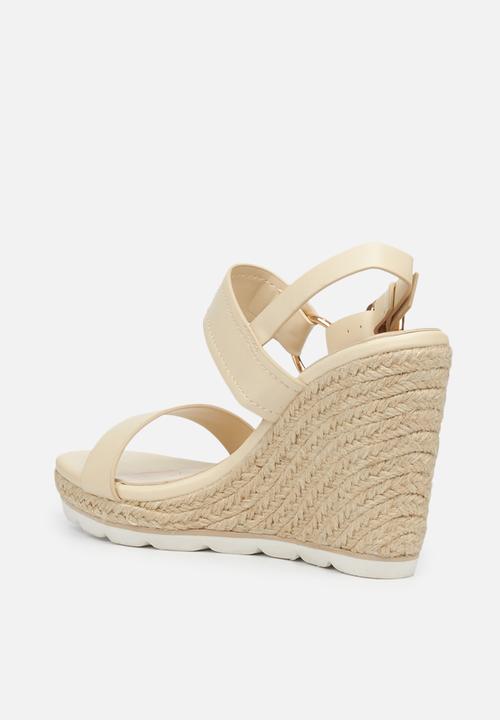Miss Black - Shae1 espadrille wedge - neutral 