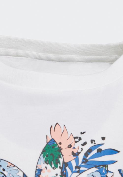 adidas Originals - Skort & tee set - top:white bottom:black