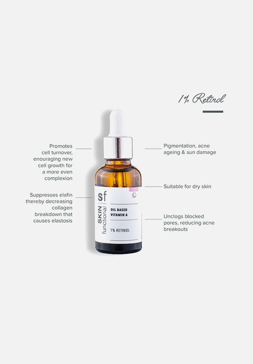 SKIN functional - 1% Retinol - Oil Based Vitamin A