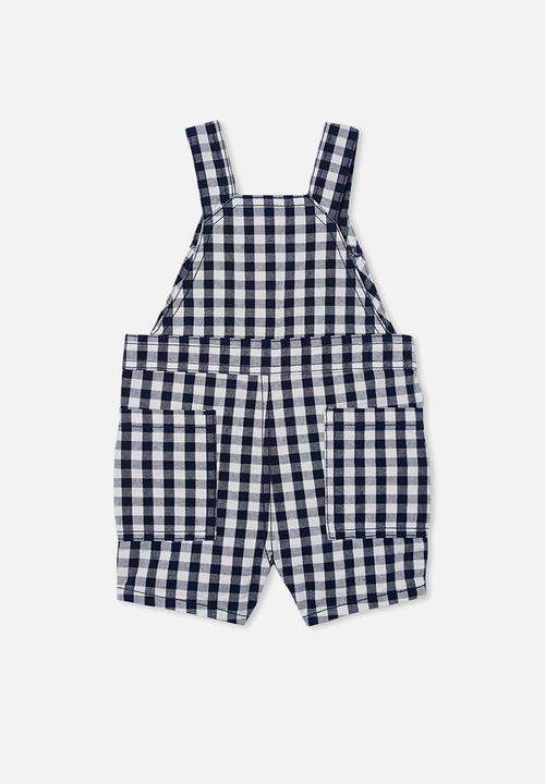 Cotton On - Eddy shortall - navy blazer/vanilla benny gingham