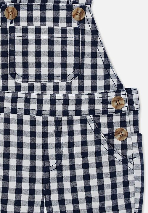 Cotton On - Eddy shortall - navy blazer/vanilla benny gingham