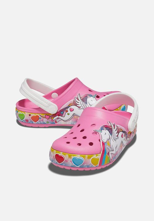 Crocs - Fl unicorn lights clog k - pink 