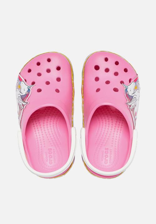 Crocs - Fl unicorn lights clog k - pink 