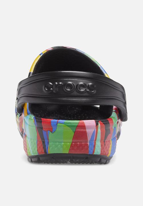 Crocs - Classic bubble block clog k - black