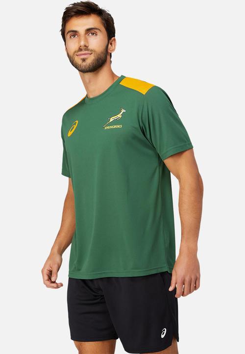 ASICS - SPRINGBOK short sleeve training top (fan tee) - green