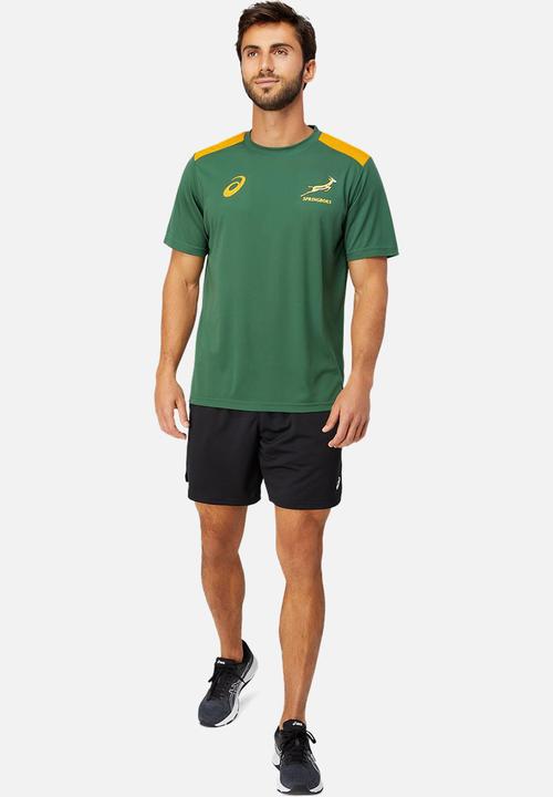 ASICS - SPRINGBOK short sleeve training top (fan tee) - green