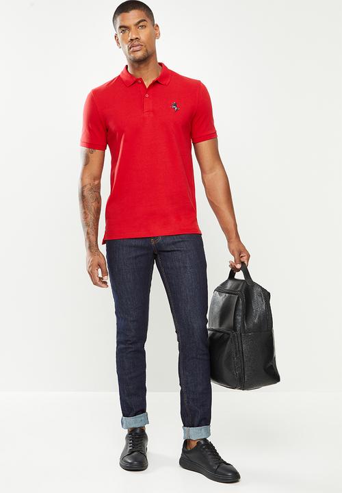 Giordano - Sm napolean golfer - red