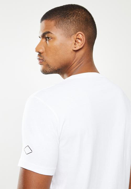 Replay - Bold print tee - white