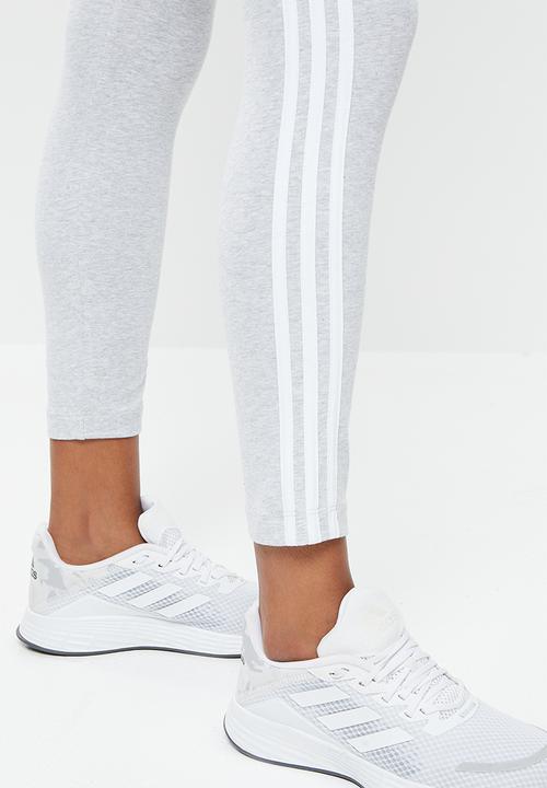 adidas Performance - Essential 3s full tights - medium grey heather