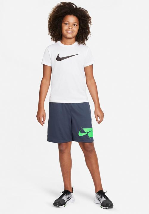 Nike - B nk df hbr short - thunder blue/green strike