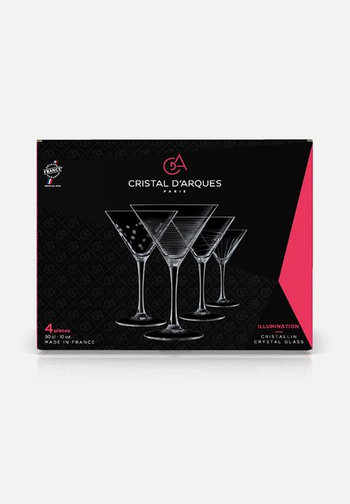 Cristal d’Arques - Illumination cocktail glasses - set of 4