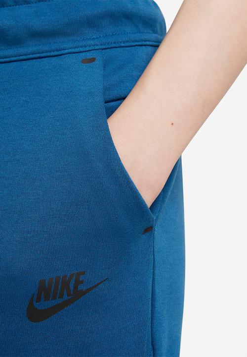 Nike - B nsw tch flc pant  - court blue/black/black