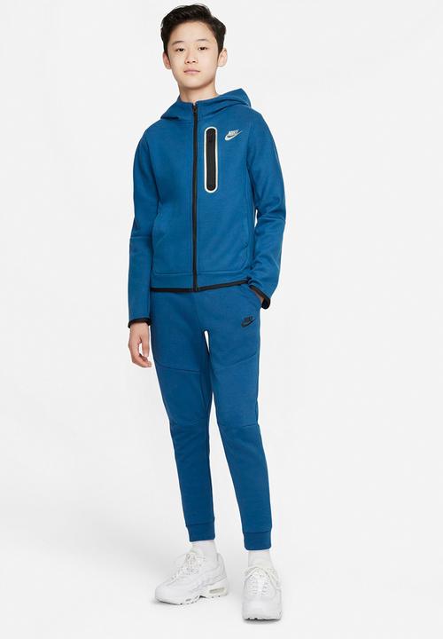 Nike - B nsw tch flc pant  - court blue/black/black