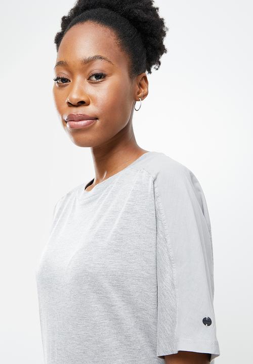 Superdry. - Cotton modal t-shirt dress - grey