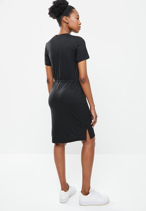 Superdry. - Drawstring t-shirt dress - black
