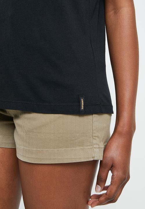 Superdry. - Lightweight essential tank - black