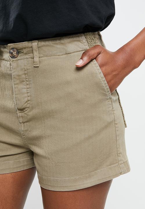 Superdry. - Fatigue short - khaki 