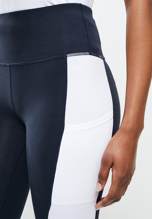Superdry. - Active lifestyle full length leggings - navy