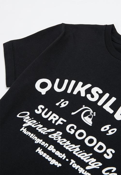 Quiksilver - Closed captions short sleeve yth - black