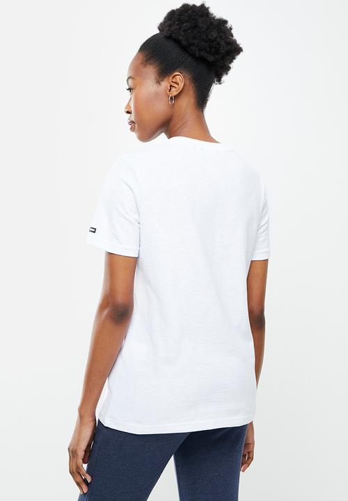 Superdry. - Authentic cotton tee - white 