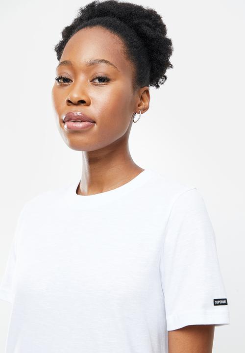 Superdry. - Authentic cotton tee - white 