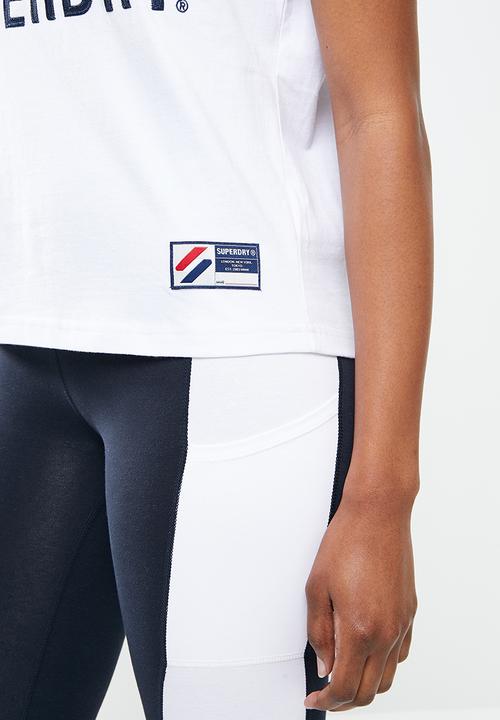 Superdry. - Sportstyle classic tee - white 
