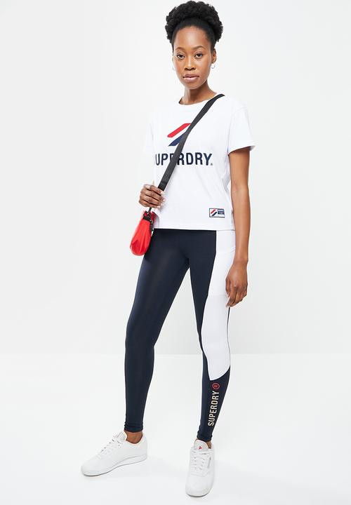 Superdry. - Sportstyle classic tee - white 