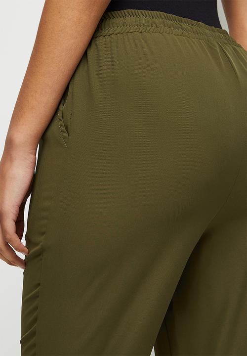 edit - Twill toggle jogger - Fatigue