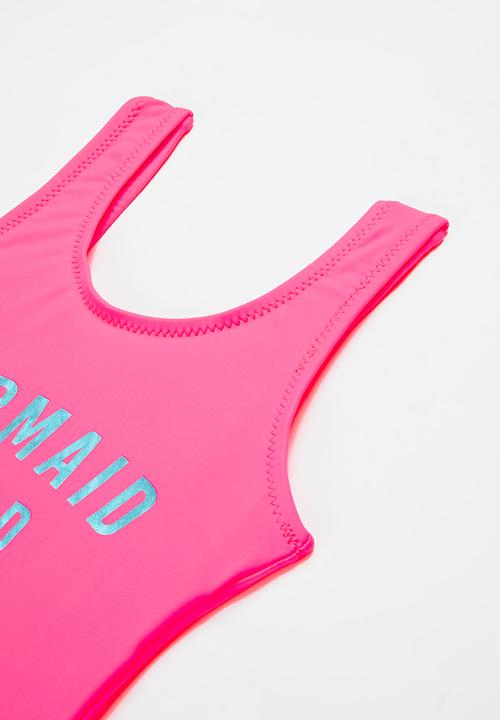 Rebel Republic - Mermaid squad swimsuit - pink