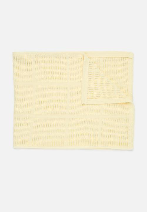 Pop Candy - Knitted blanket - yellow