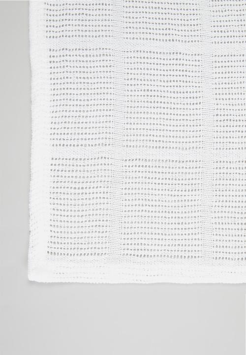 Pop Candy - Knitted blanket - white