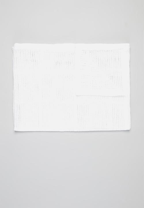 Pop Candy - Knitted blanket - white