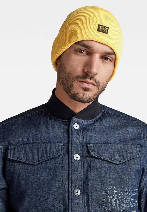G-STAR - Effo long beanie - yellow