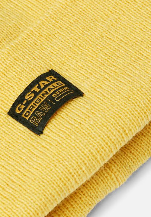 G-STAR - Effo long beanie - yellow