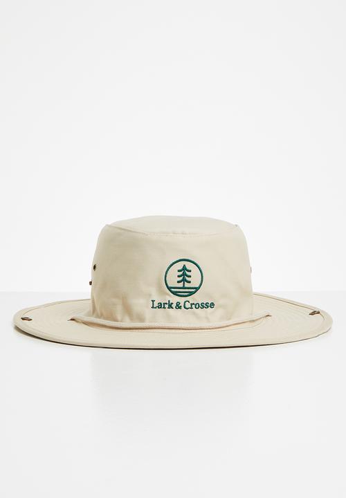 Lark & Crosse - Safari bucket hat - stone