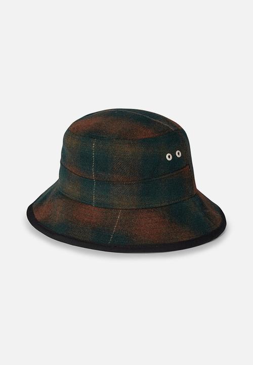 G-STAR - Wool check bucket hat - multi