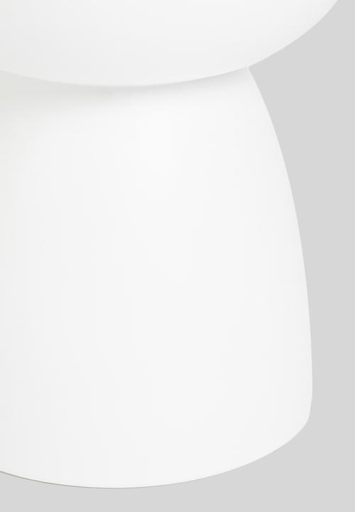 Sixth Floor - Fern outdoor side table - white