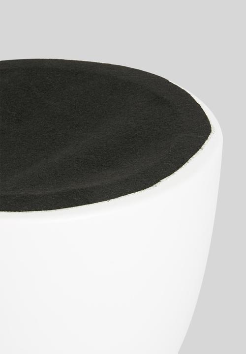 Sixth Floor - Fern outdoor side table - white