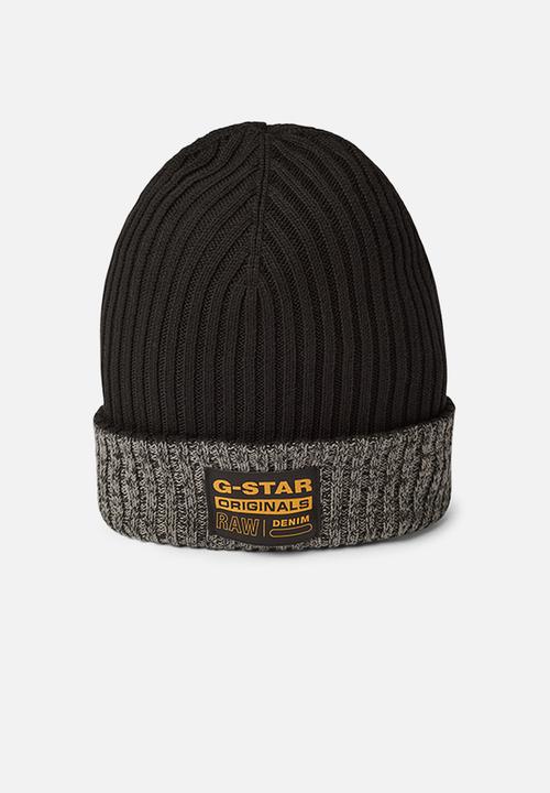 G-STAR - Vaan reversible beanie - grey & green 