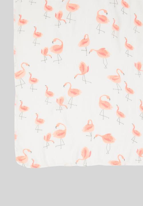 Pop Candy - Printed receiving blacket - pink