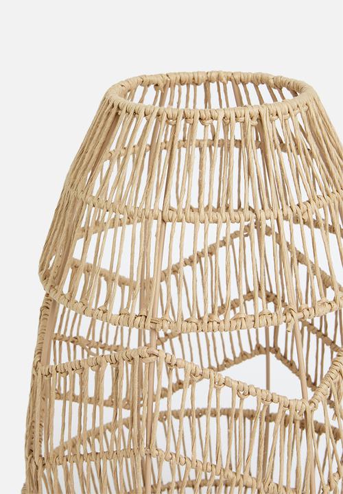 Sixth Floor - Kana rattan table lamp - natural