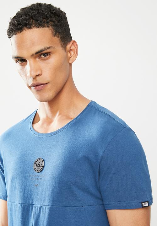 S.P.C.C - Kirsch regular fit straight hem tee - blue